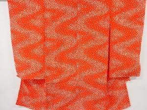 茄子模様子供着物(内袖付き)